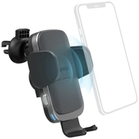 Hama FC10 Motion Wireless Charger 10W Magnetanschluss Qi Wireless Charging Schwarz, Silber KFZ mit Smartphone-Halterung Hama FC10 Motion Wireless Charger 10W Magnetanschluss Qi Wireless Charging Schwarz, Silber KFZ mit Smartphone-Halterung