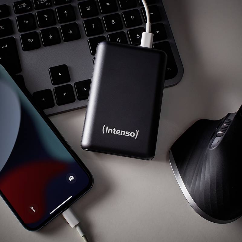 Intenso A10000 Powerbank 10000 mAh Li-Ion USB-A, USB-C® Schwarz