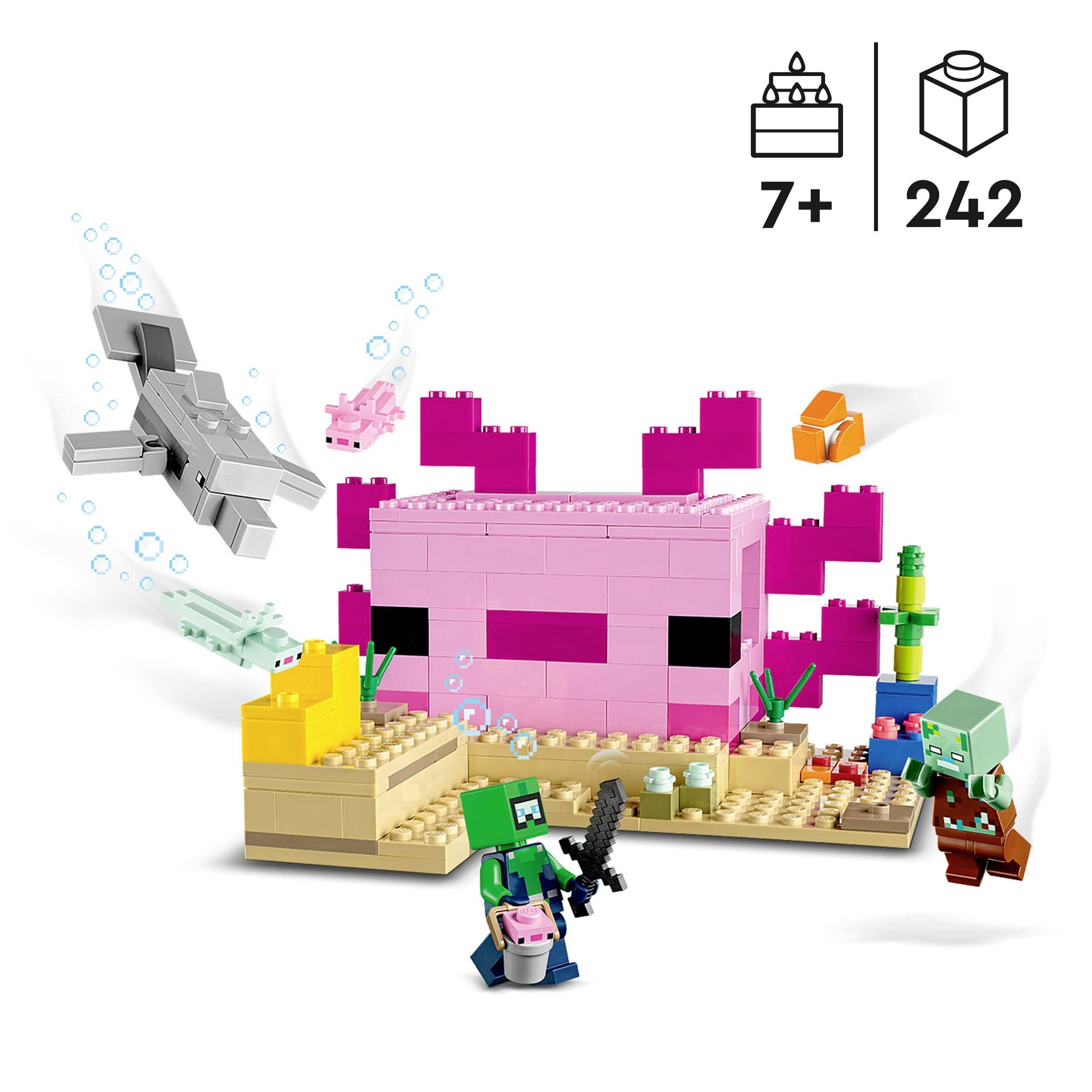 21247 LEGO® MINECRAFT Das Axolotl-Haus