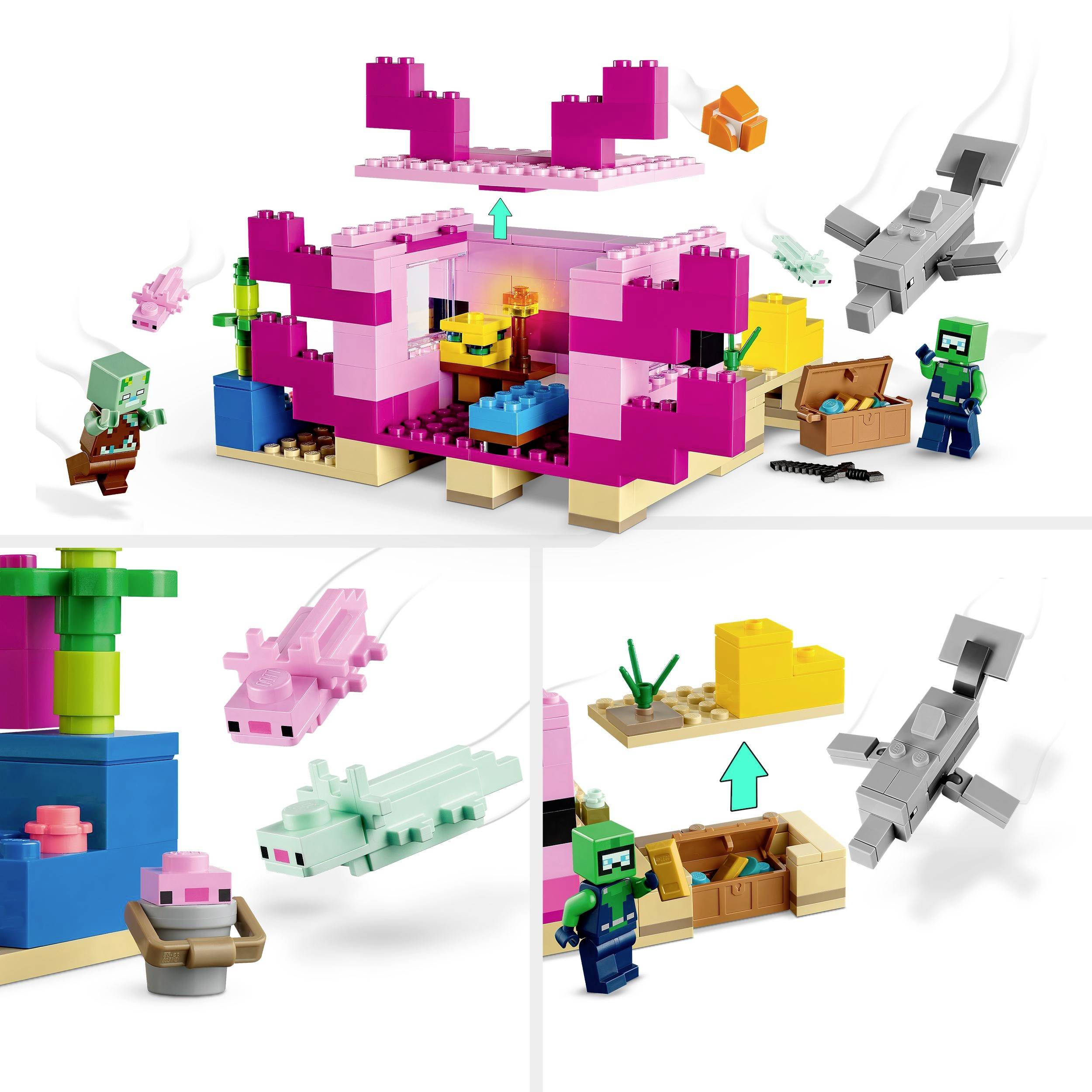 21247 LEGO® MINECRAFT Das Axolotl-Haus