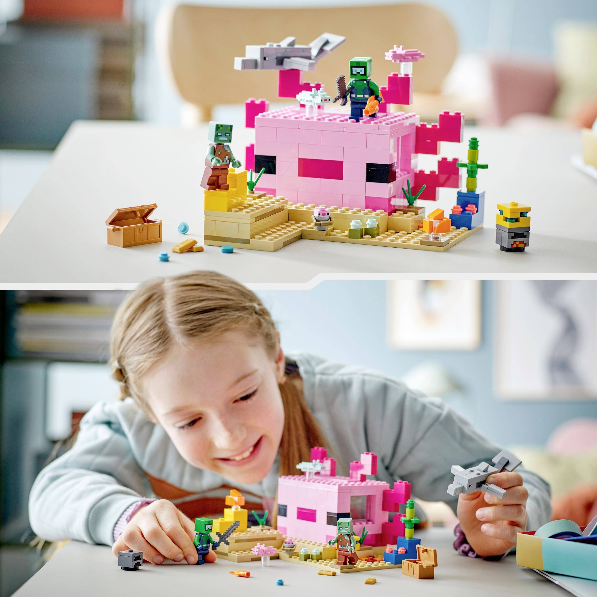 21247 LEGO® MINECRAFT Das Axolotl-Haus