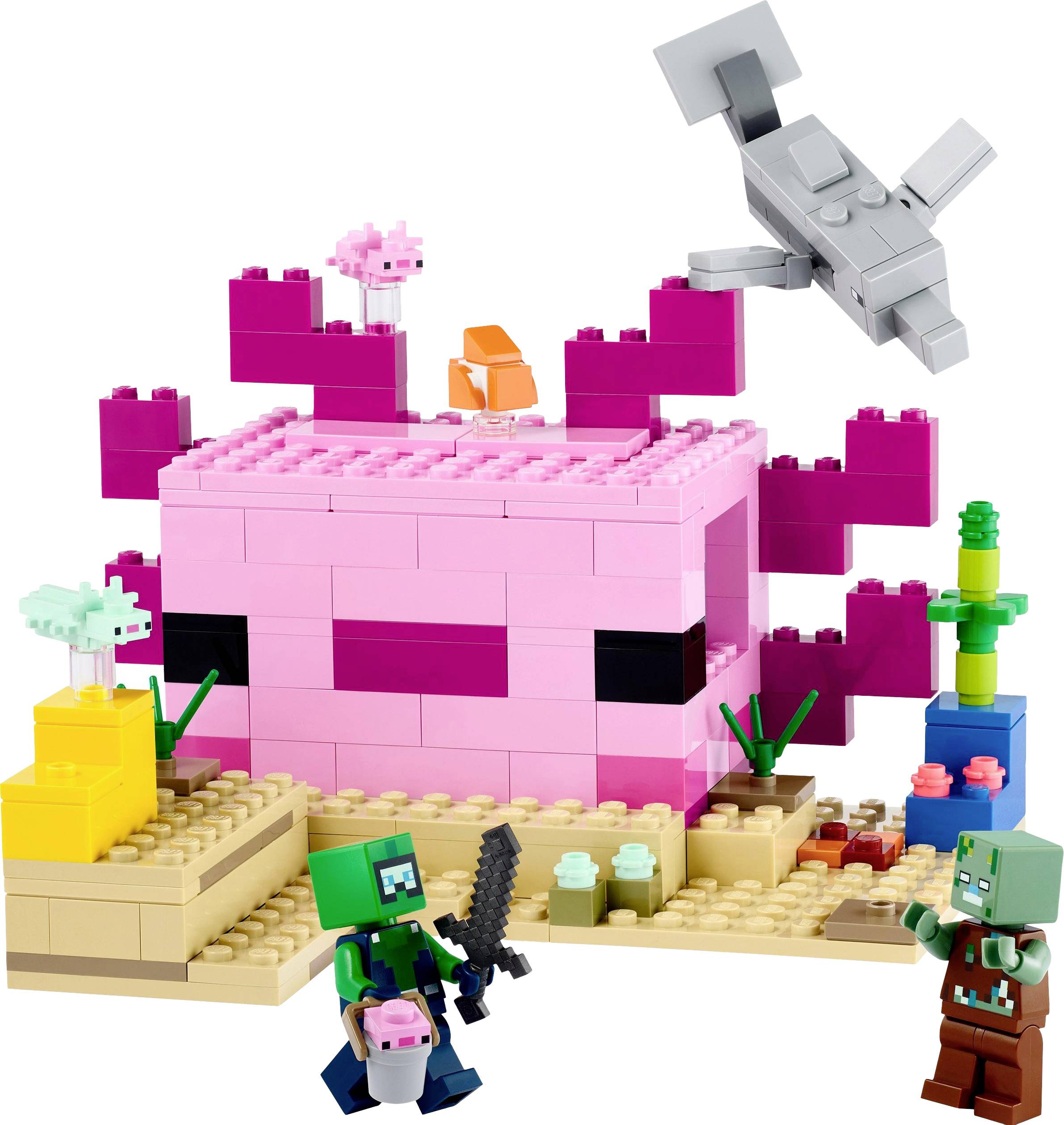 21247 LEGO® MINECRAFT Das Axolotl-Haus