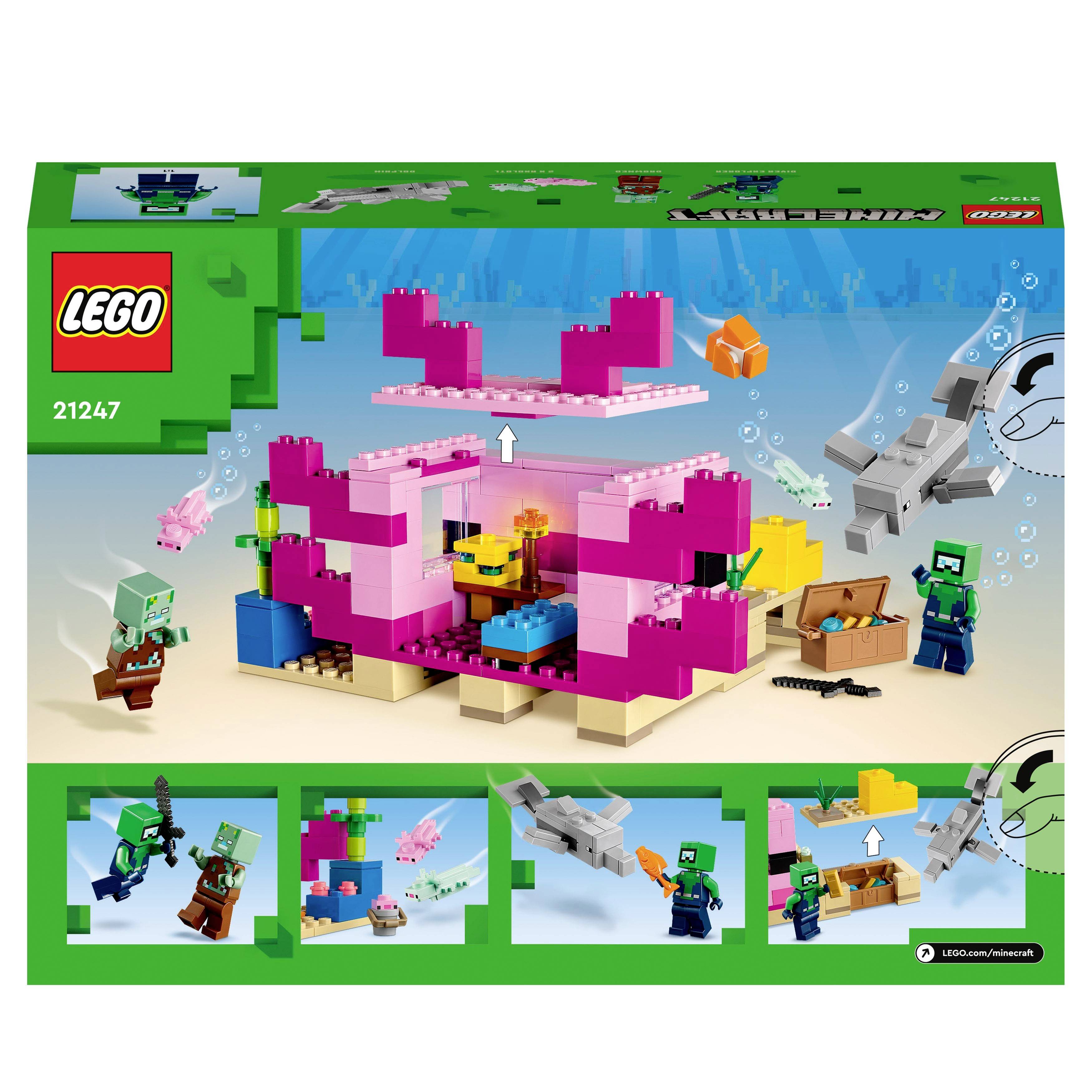 21247 LEGO® MINECRAFT Das Axolotl-Haus