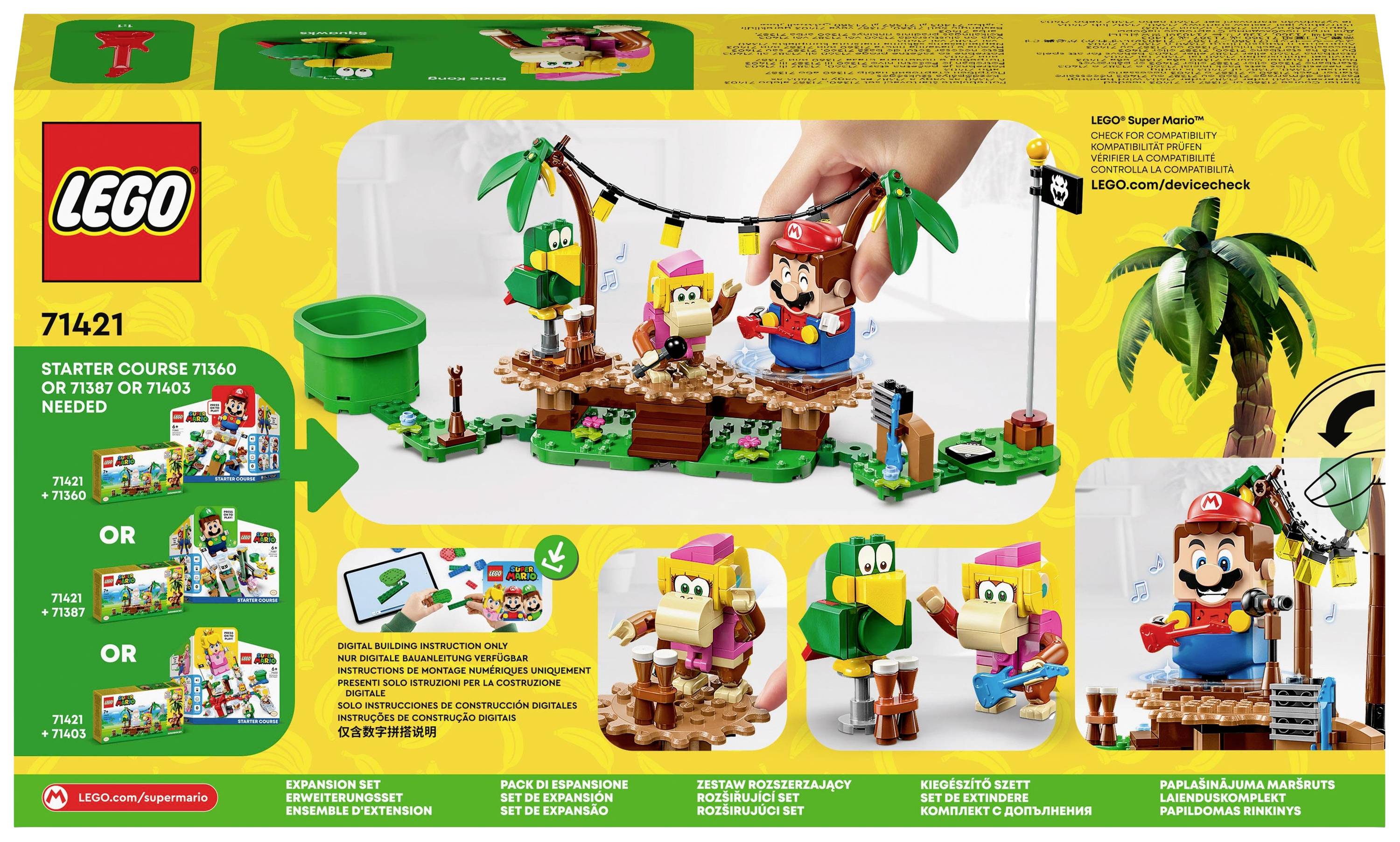 71421 LEGO® Super Mario™ Dixie Kongs Dschungel-Jam – Erweiterungsset