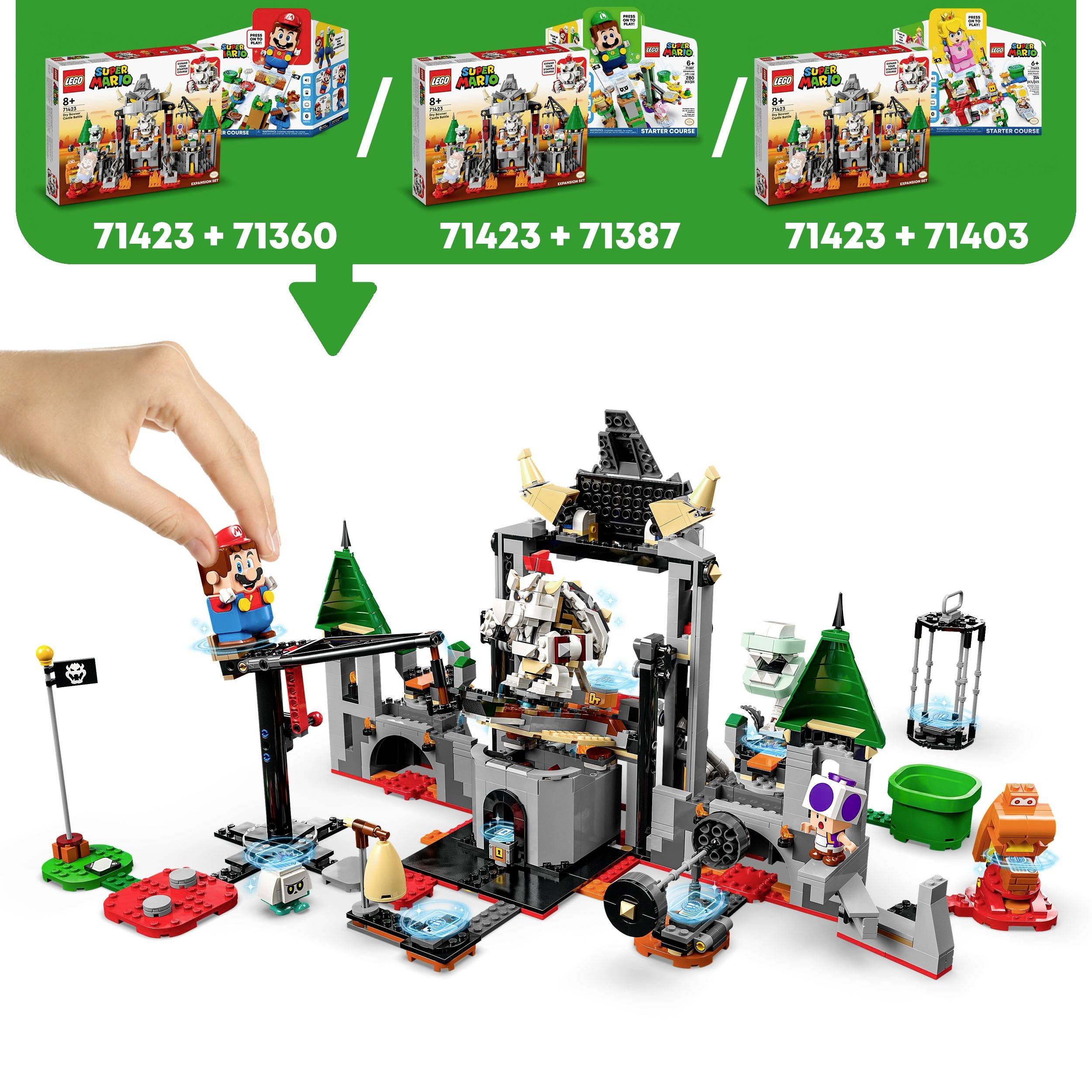 71423 LEGO® Super Mario™ Knochen-Bowsers Festungsschlacht – Erweiterungsset