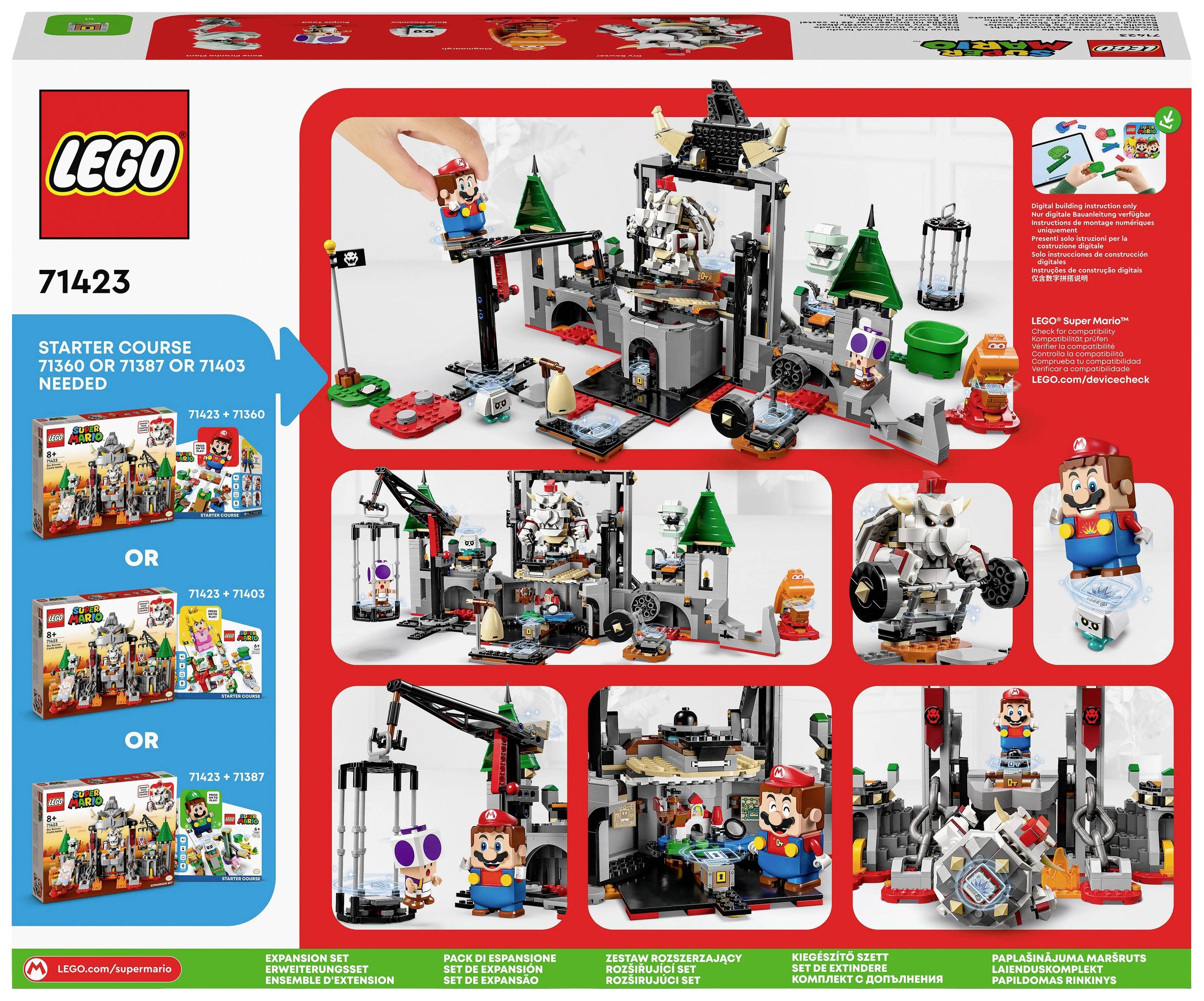 71423 LEGO® Super Mario™ Knochen-Bowsers Festungsschlacht – Erweiterungsset