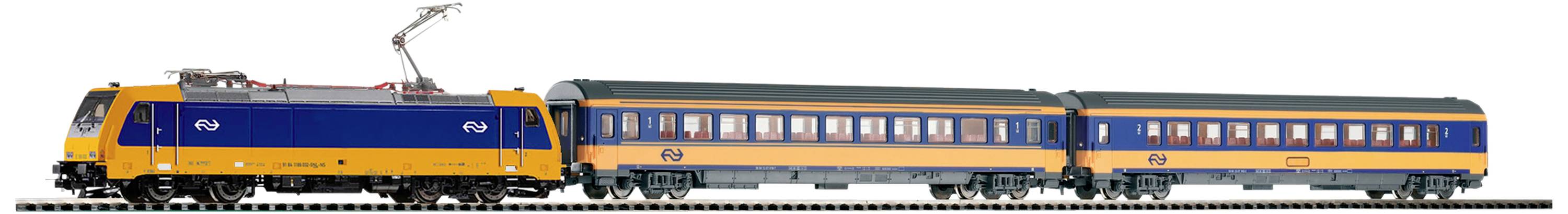 Piko H0 59016 H0 PSCwlan S-Set Personenzug BR 185 der NS Intercity