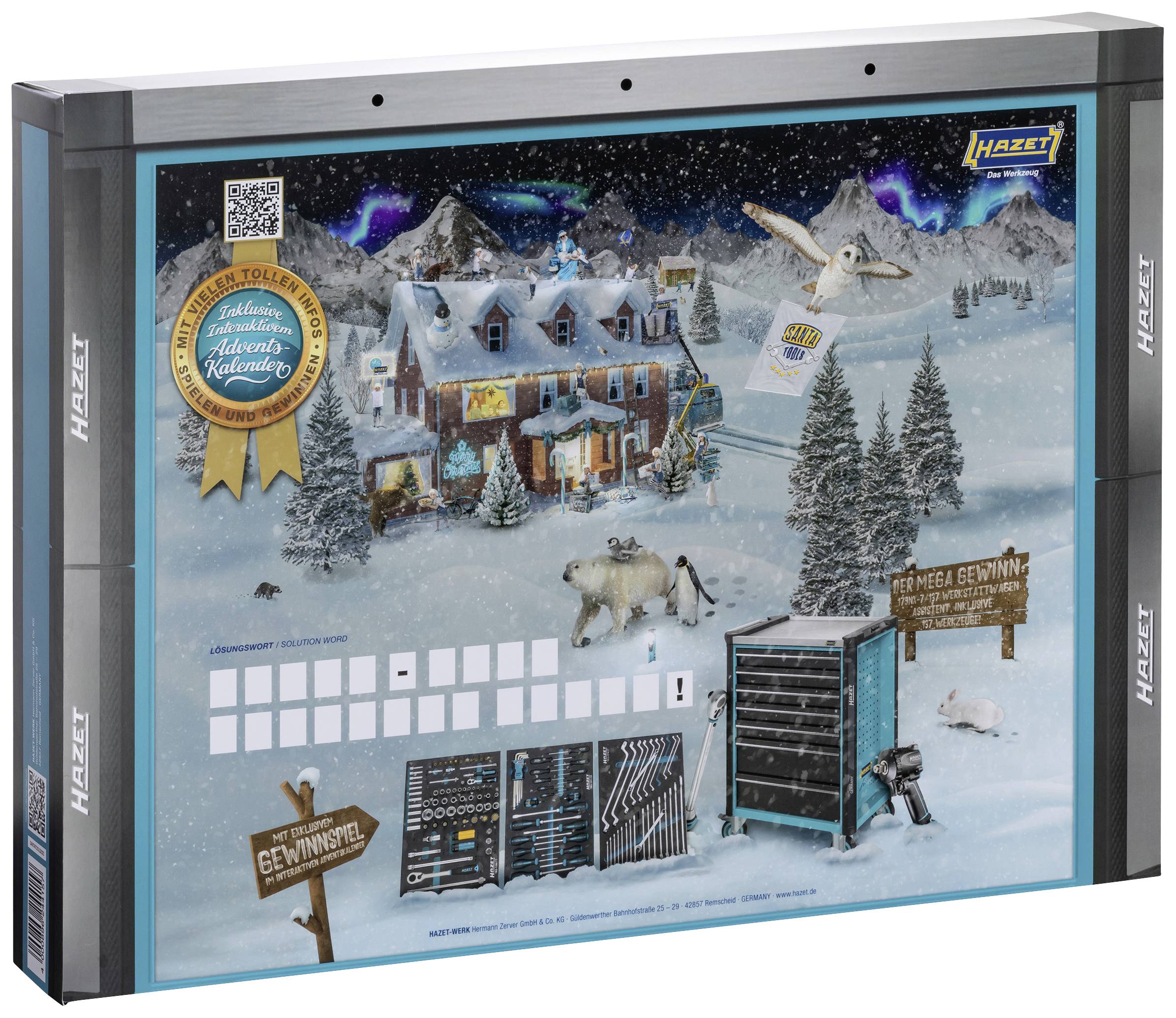 Hazet Santa Tools Werkzeug Adventskalender