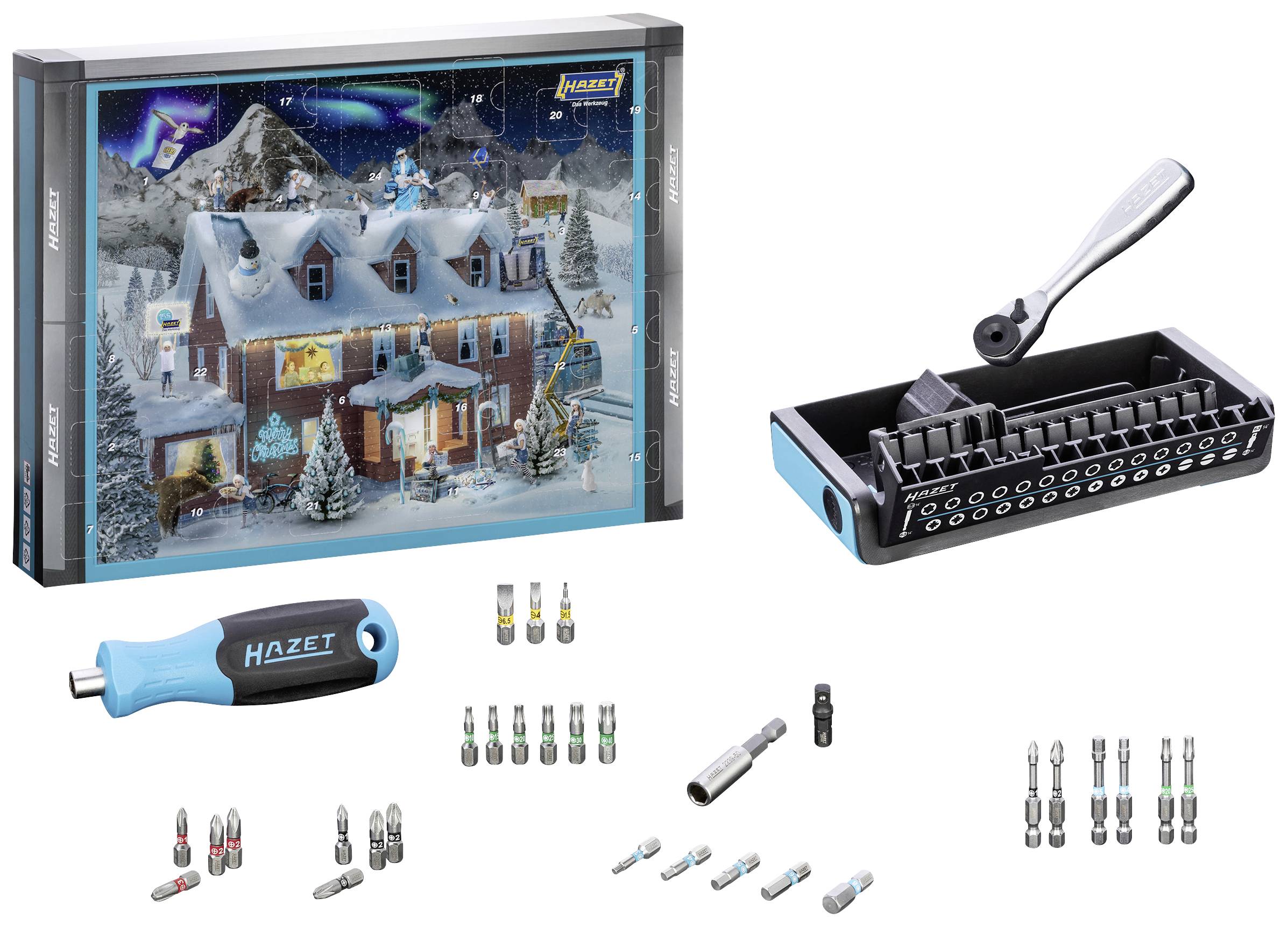 Hazet Santa Tools Werkzeug Adventskalender