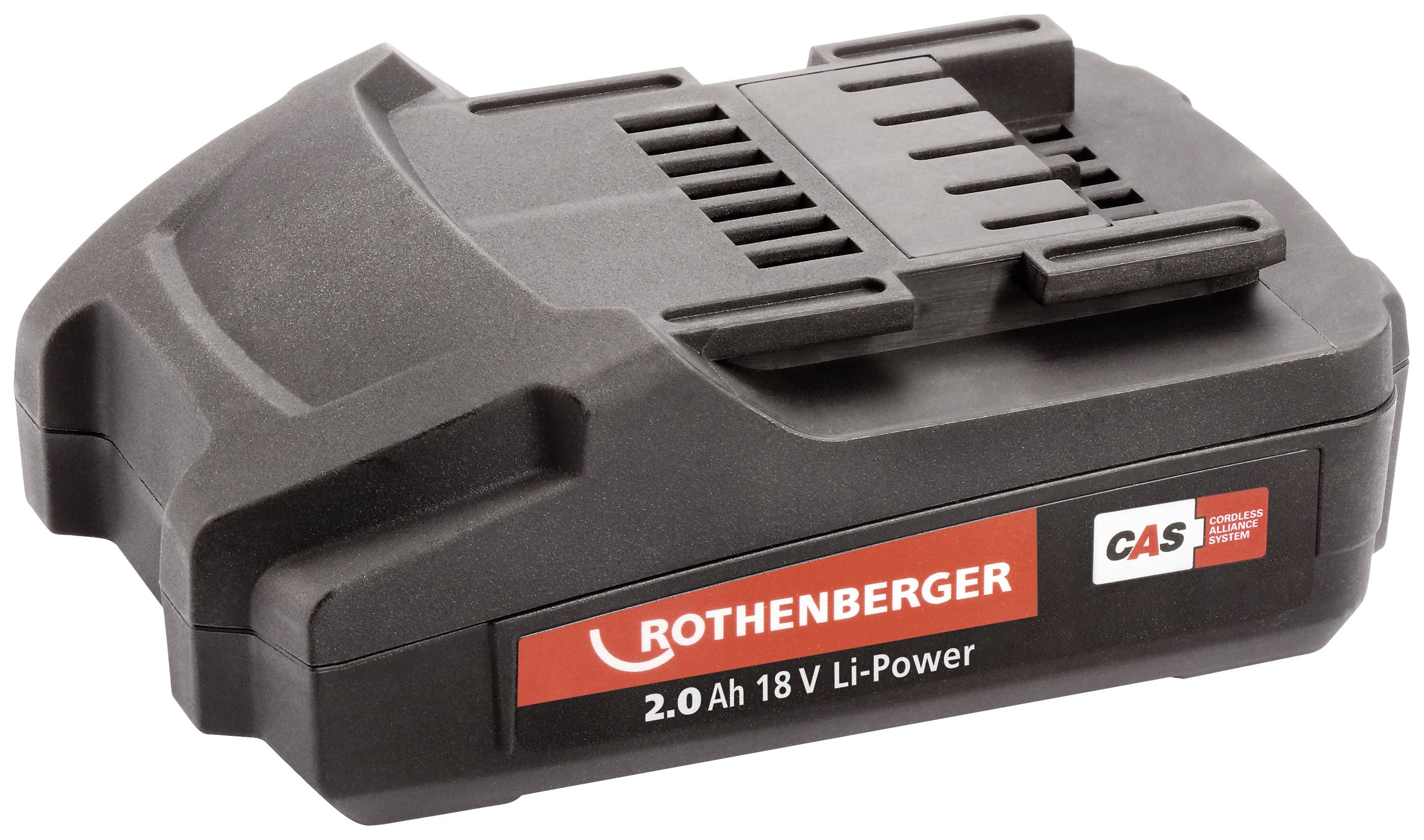 Rothenberger 1000001652 RO BP18/2 Ersatz-Akku 18 V 2 Ah Li-Ion