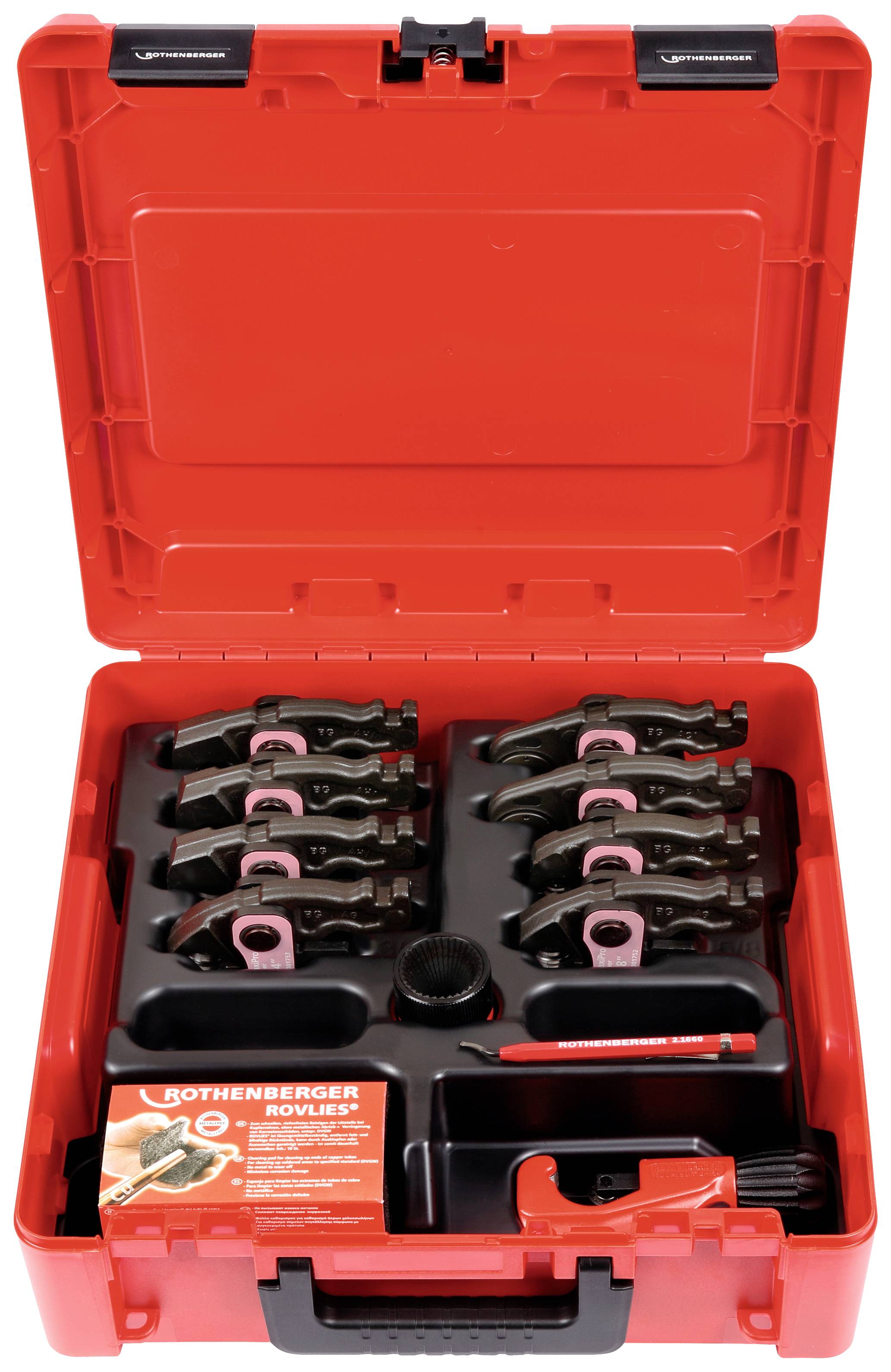 Rothenberger Pressbacken-Set PB Compact SET MaxiPro 1/4"-1.1/8" 1000001989