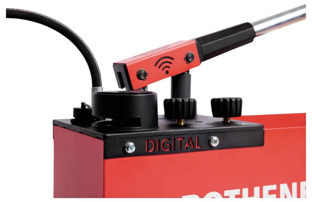 Prüfpumpe RP 50 dig.0-30bar R 1/2 Zoll Saugvolumen p.Hub ca.45ml ROTHENBERGER