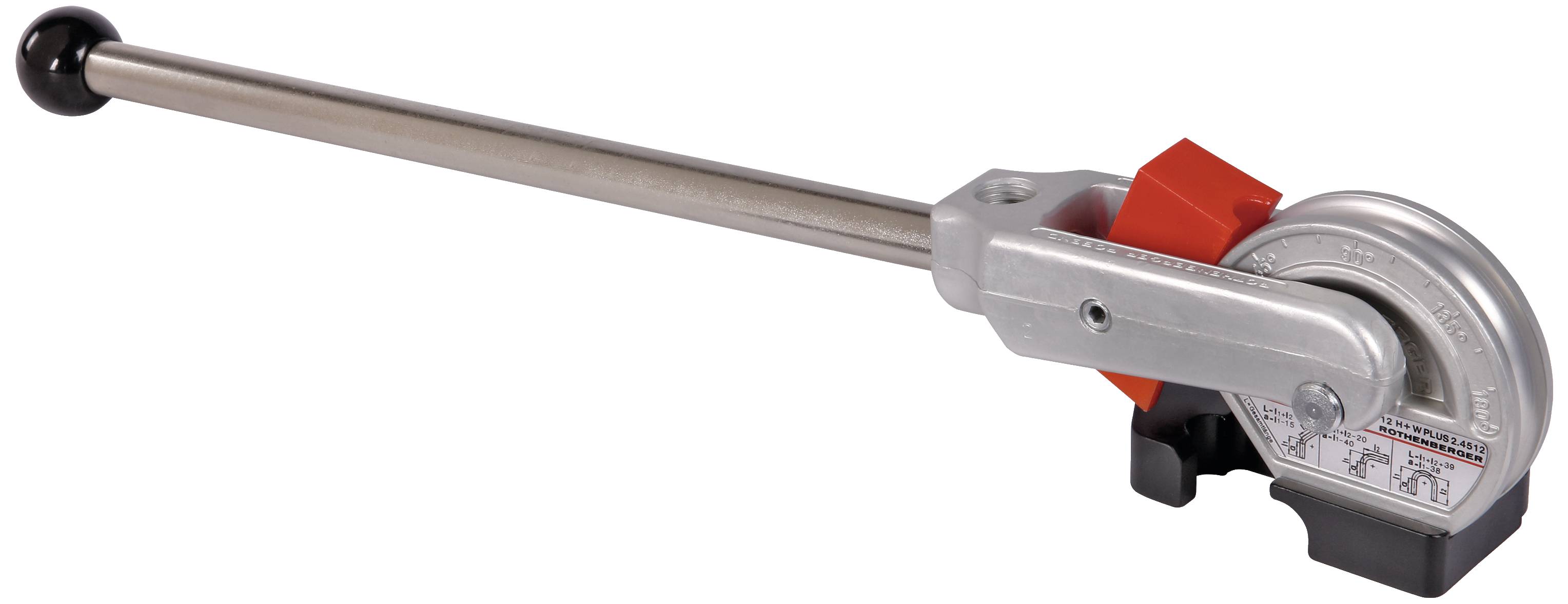Rothenberger Rohrbiegegerät ROBEND H+W Plus, 12mm, mit Griffstange 24512
