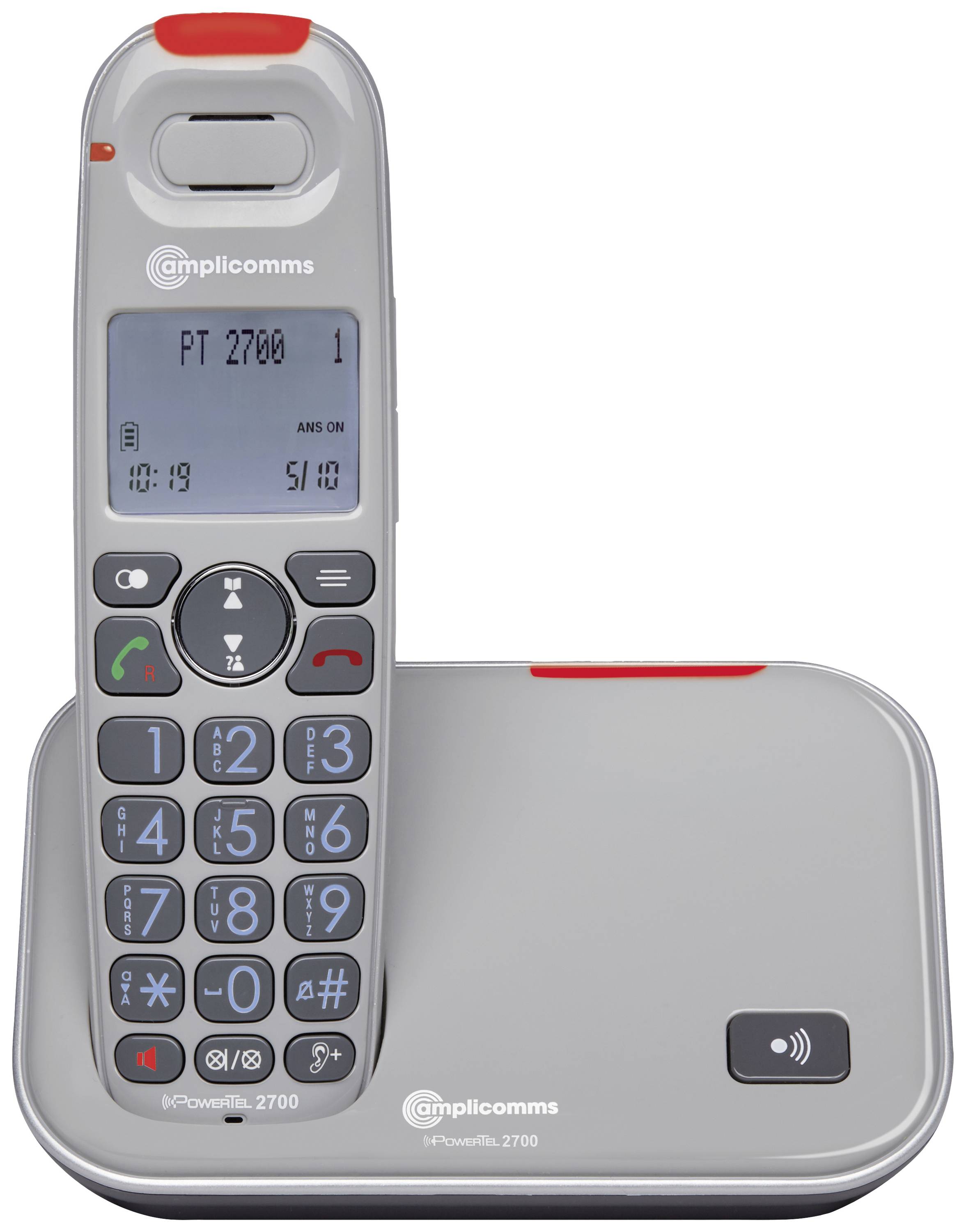 Amplicomms PowerTel 2700 DECT Mobilteil Grau