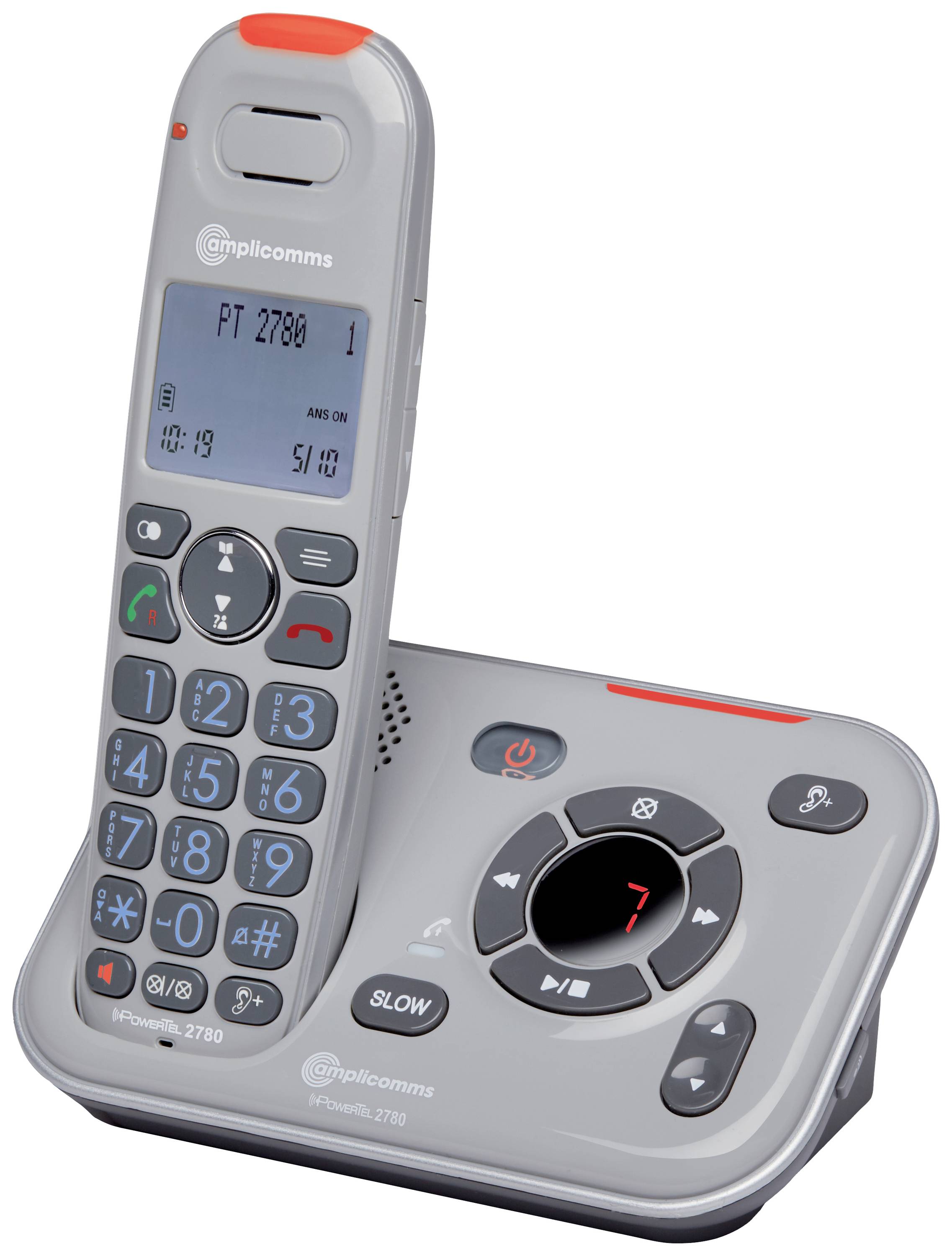 Amplicomms PowerTel 2780 DECT Mobilteil Grau