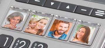 Amplicomms PowerTel 2880 Schnurloses Seniorentelefon Anrufbeantworter, Freisprechen, für Hörgeräte kompatibel, inkl. Mobilteil, Optische Anrufsign