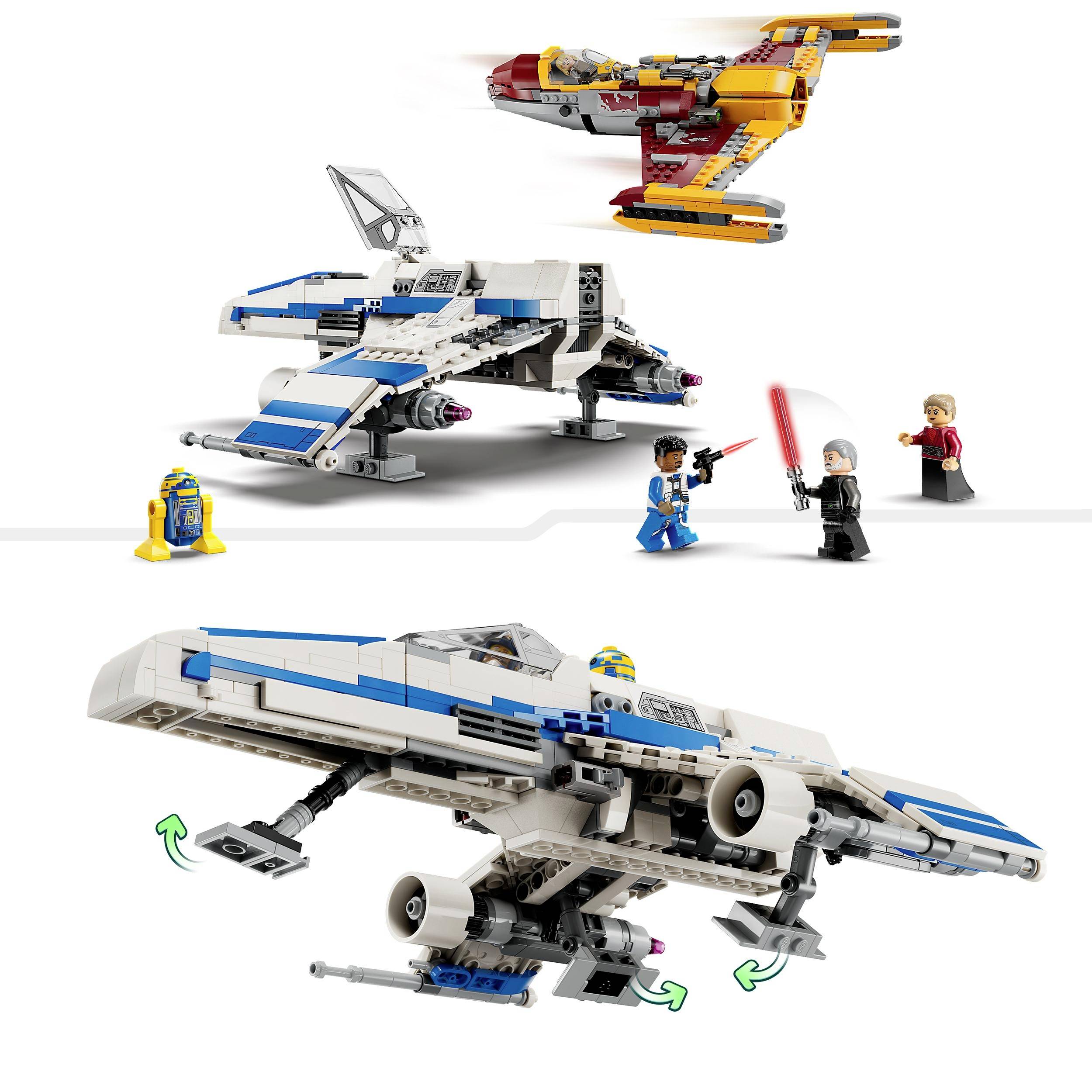 75364 LEGO® STAR WARS™ New Republic E-Wing vs. Shin Hatis Starfighter