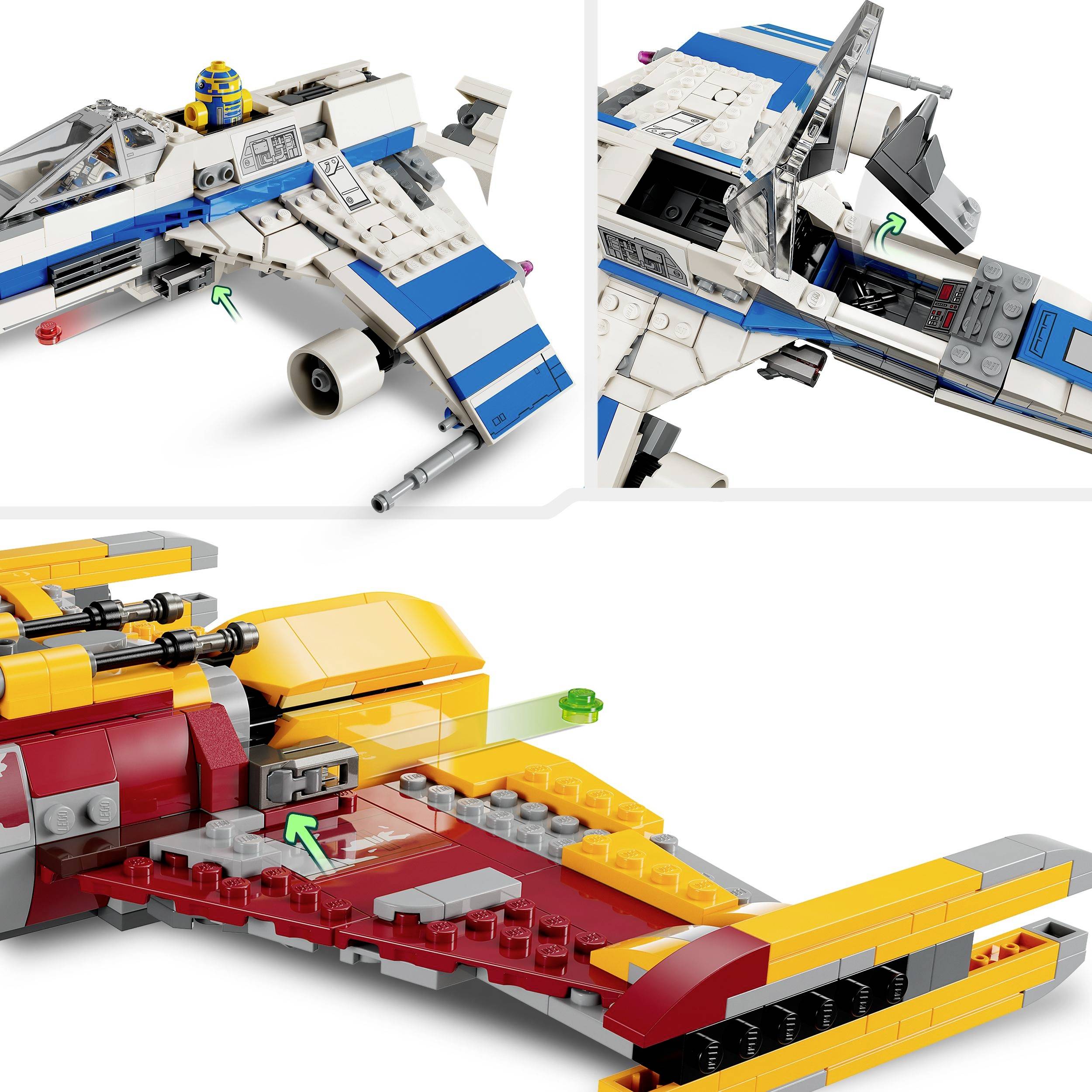 75364 LEGO® STAR WARS™ New Republic E-Wing vs. Shin Hatis Starfighter