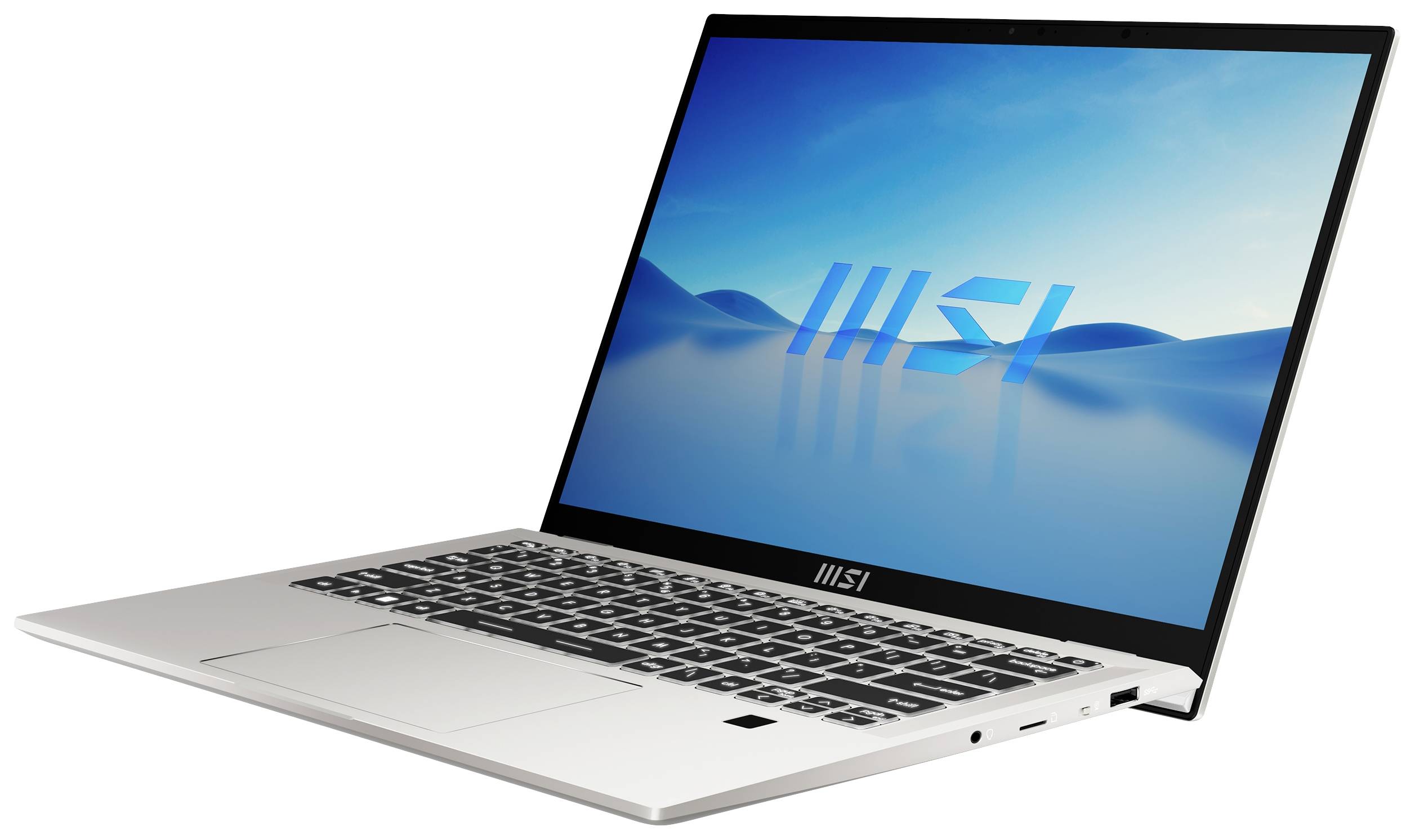 MSI Notebook Prestige 14 Evo B13M-291 35.6 cm (14 Zoll) Full-HD+ Intel® Core™ i5 i5-13500H 16 GB RAM 512 GB SSD Deutsch, QWERTZ Silber 001