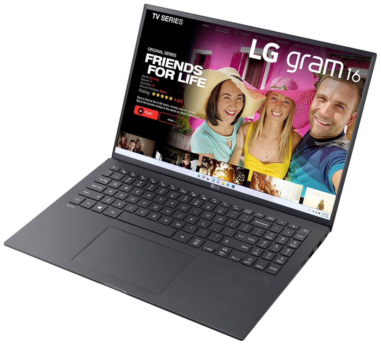 LG Electronics Notebook 16ZB90R-G.AP78G 40.6cm (16 Zoll) WQXGA Intel® Core™ i7 i7-1360P 16GB RAM 1TB SSD Intel® Iris® Xᵉ Graphics