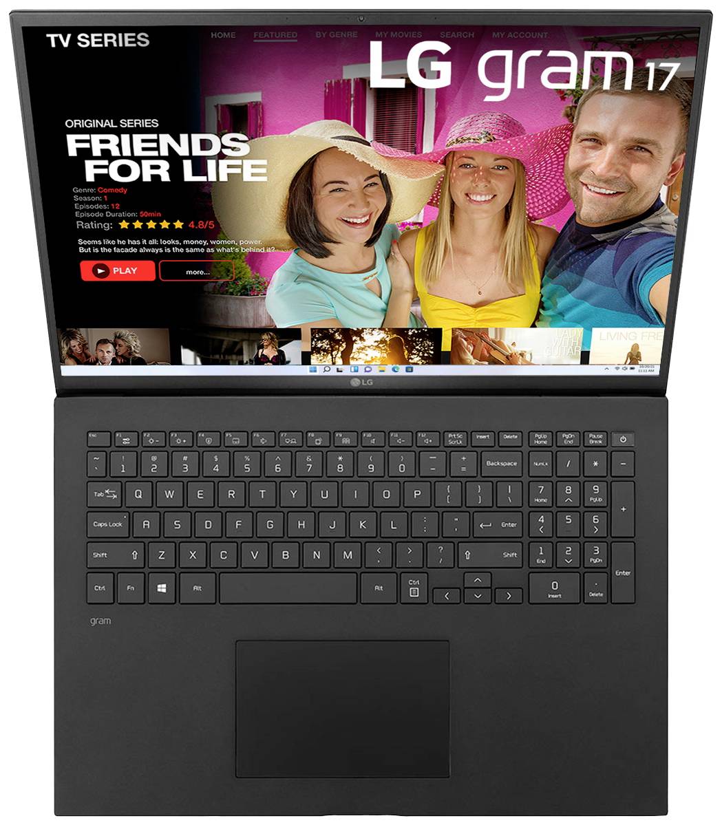 LG Electronics Notebook 17ZB90R-G.AP78G 43.2cm (17 Zoll) WQXGA Intel® Core™ i7 i7-1360P 16GB RAM 1TB SSD Intel® Iris® Xᵉ Graphics