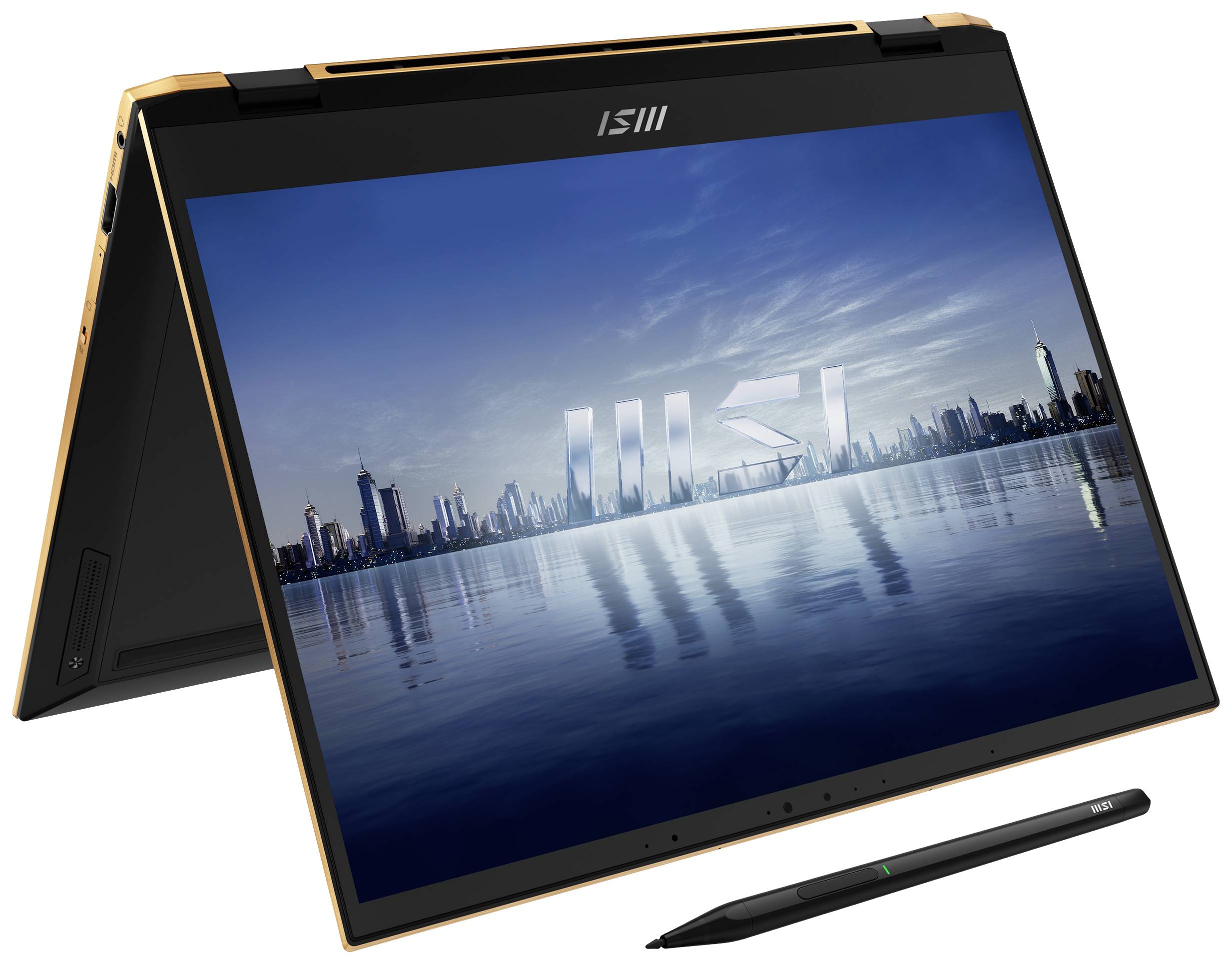 MSI Notebook Summit E13 Flip Evo A13MT-233 34 cm (13.4 Zoll) Full-HD+ Intel® Core™ i7 i7-1360P 16 GB RAM 1 TB SSD Deutsch, QWERTZ Schwarz