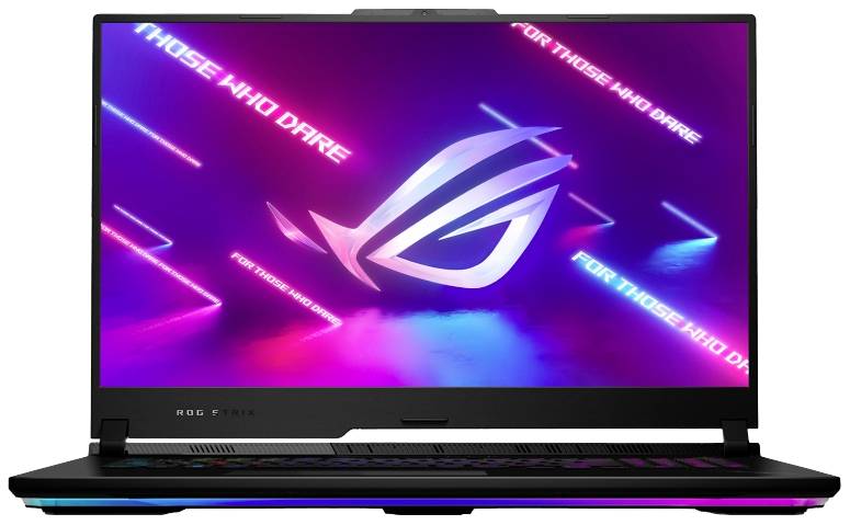 Asus Gaming Notebook ROG Strix SCAR 17 43.9 cm (17.3 Zoll) WQHD AMD Ryzen 9 7945HX 32 GB RAM 2 TB SSD Deutsch, QWERTZ Schwarz 90NR0DC4-M001K0