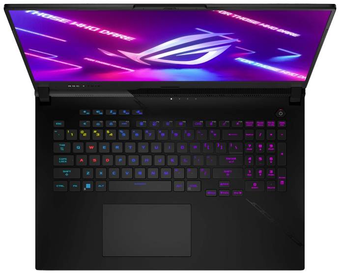 Asus Gaming Notebook ROG Strix SCAR 17 43.9 cm (17.3 Zoll) WQHD AMD Ryzen 9 7945HX 32 GB RAM 2 TB SSD Deutsch, QWERTZ Schwarz 90NR0DC4-M001K0