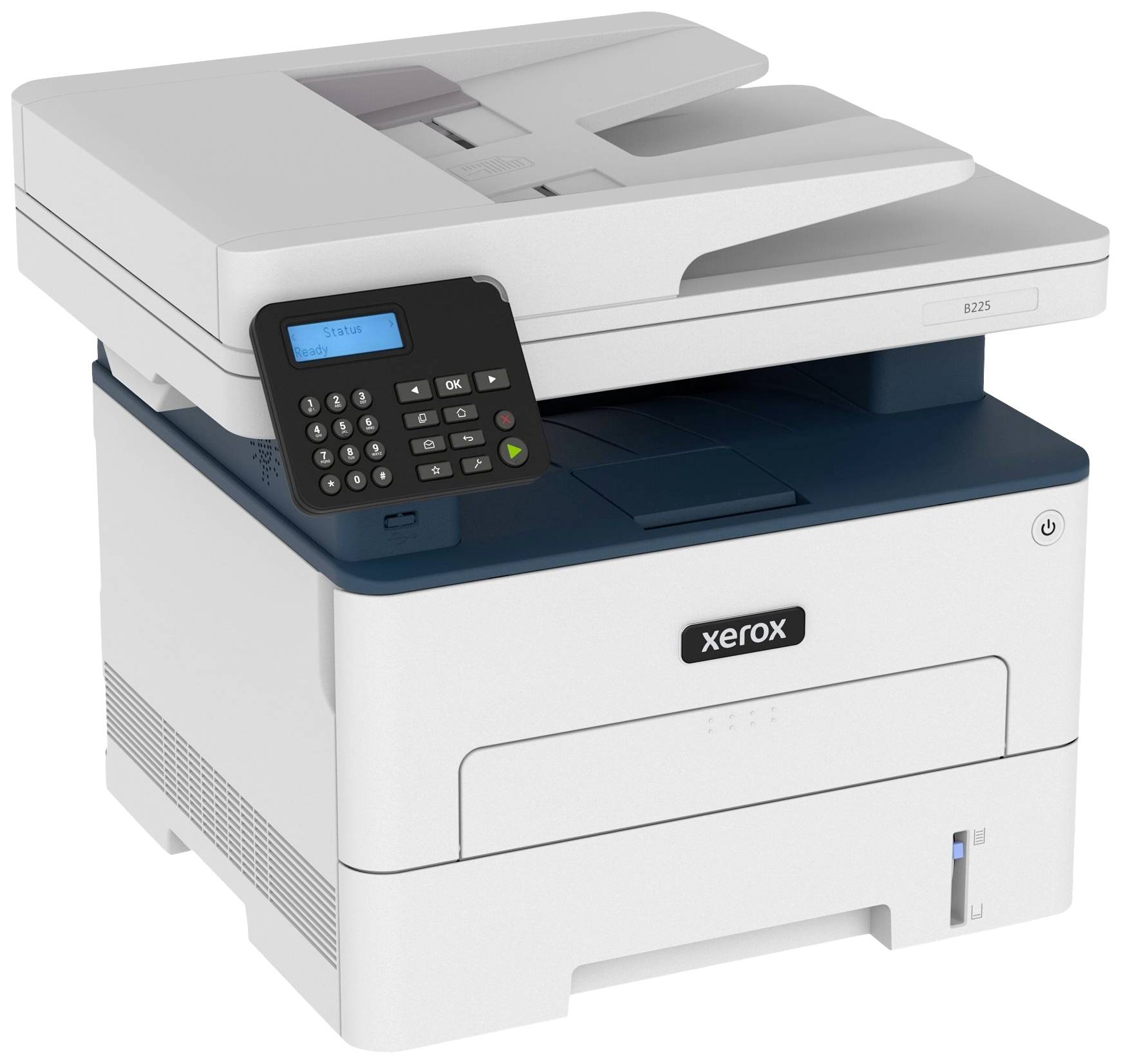Xerox B225 Multifunktionsdrucker Laser Schwarz-Weiß A4 Drucker, Scanner, Kopierer ADF, WLAN, USB, LAN, Duplex