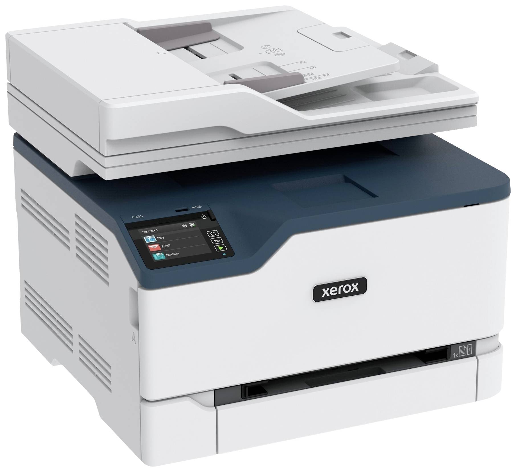 Xerox C235 Multifunktionsdrucker Laser Farbe A4 Drucker, Scanner, Kopierer, Fax LAN, Duplex, WLAN, USB, ADF