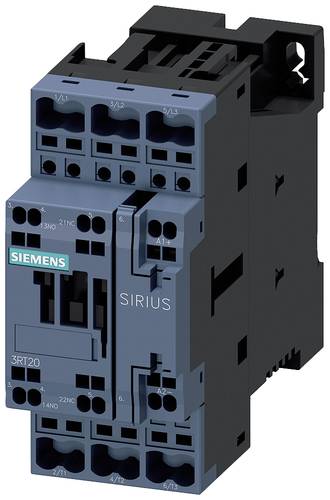 Siemens 3RT2026-2FB40 Leistungsschütz 1 Schließer, 1 Öffner 24 V/DC 25A 1St.