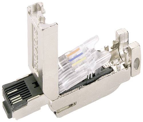 Siemens 6GK1901-1BB10-2AA0 IE FC RJ45 Plug 180, RJ45 Steckverbinder mit FC Anschlusst., 180 Grad, 1