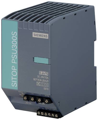 Siemens 6EP1434-2BA20 Hutschienen-Netzteil (DIN-Rail) 24 V/DC 10A Inhalt 1St.