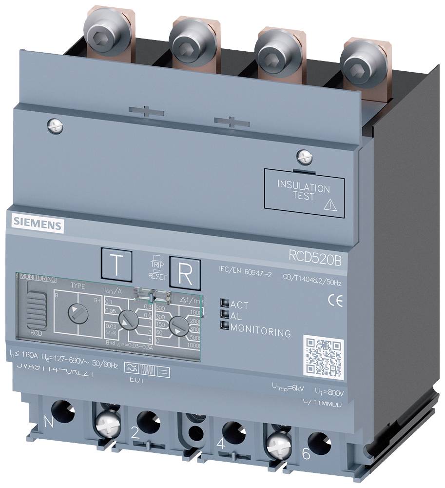 Siemens 3VA9114-0RL21 Differenzstrom-Schutzgerät 1 St.