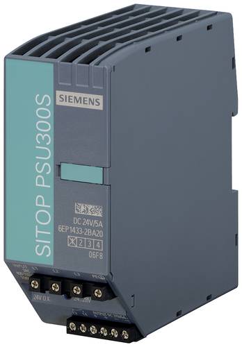 Siemens 6EP1433-2BA20 Hutschienen-Netzteil (DIN-Rail) 24 V/DC 5A Inhalt 1St.