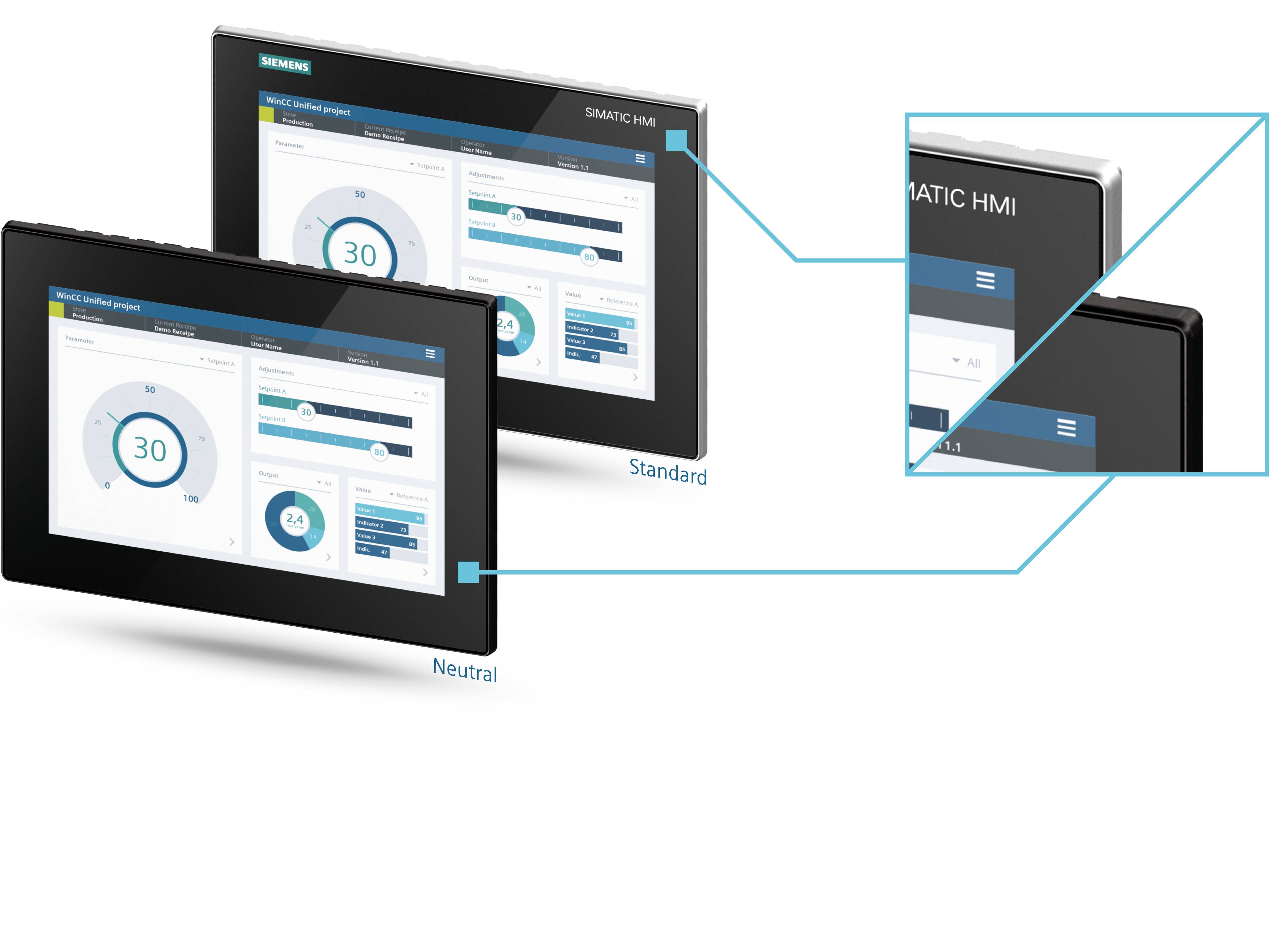 Siemens 6AV2128-3QB36-0AX1 6AV21283QB360AX1 SPS-Bedienpanel