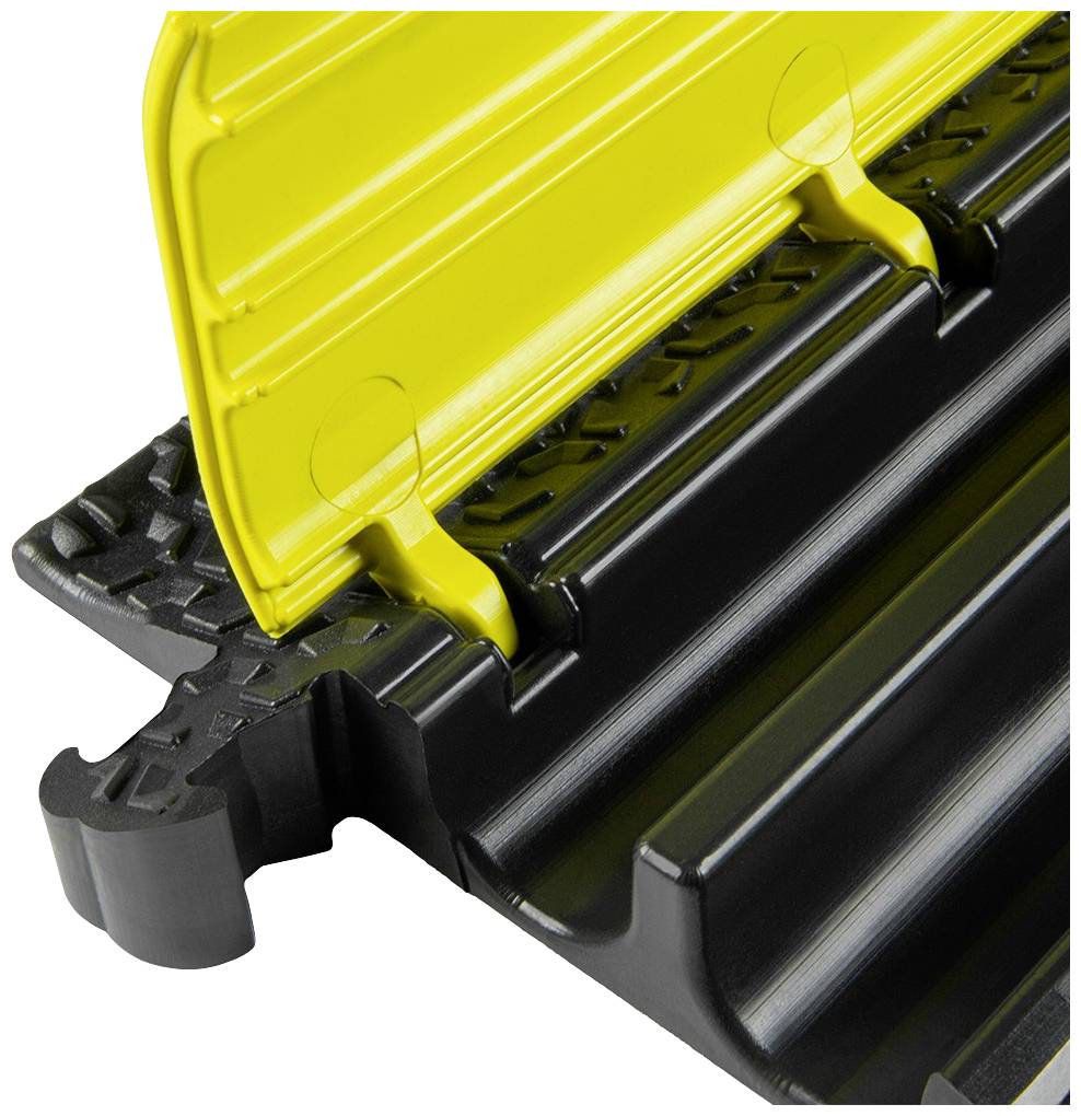 DEFENDER by Adam Hall Kabelbrücke 86100 Polyurethan Schwarz/Gelb Anzahl Kanäle: 2 1005mm Inhalt: 1St.