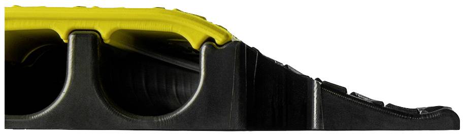 DEFENDER by Adam Hall Kabelbrücke 86100 Polyurethan Schwarz/Gelb Anzahl Kanäle: 2 1005mm Inhalt: 1St.