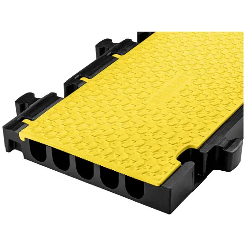 DEFENDER by Adam Hall Kabelbrücke-Mittelteil 869300 Polyurethan Schwarz/Gelb Anzahl Kanäle: 5 1000mm Inhalt: 1St. DEFENDER by Adam Hall Kabelbrücke-Mittelteil 869300 Polyurethan Schwarz/Gelb Anzahl Kanäle: 5 1000mm Inhalt: 1St.