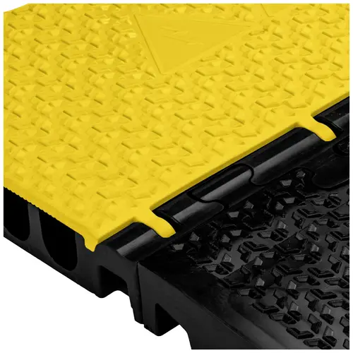 DEFENDER by Adam Hall Kabelbrücke-Mittelteil 869300 Polyurethan Schwarz/Gelb Anzahl Kanäle: 5 1000mm Inhalt: 1St. DEFENDER by Adam Hall Kabelbrücke-Mittelteil 869300 Polyurethan Schwarz/Gelb Anzahl Kanäle: 5 1000mm Inhalt: 1St.