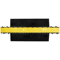 DEFENDER by Adam Hall Kabelbrücke-Mittelteil 869300 Polyurethan Schwarz/Gelb Anzahl Kanäle: 5 1000mm Inhalt: 1St. DEFENDER by Adam Hall Kabelbrücke-Mittelteil 869300 Polyurethan Schwarz/Gelb Anzahl Kanäle: 5 1000mm Inhalt: 1St.