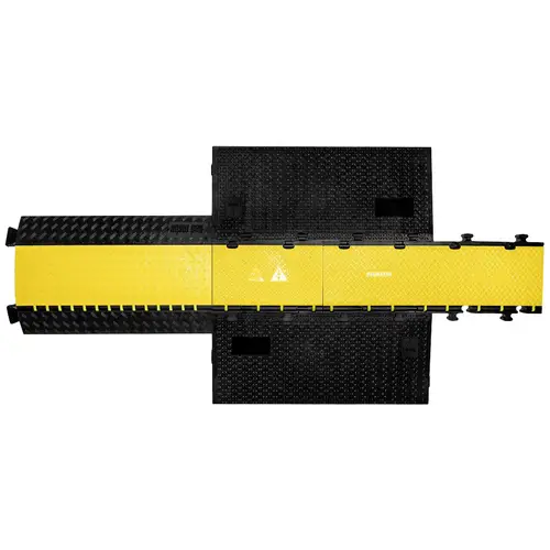 DEFENDER by Adam Hall Kabelbrücke-Mittelteil 869300 Polyurethan Schwarz/Gelb Anzahl Kanäle: 5 1000mm Inhalt: 1St. DEFENDER by Adam Hall Kabelbrücke-Mittelteil 869300 Polyurethan Schwarz/Gelb Anzahl Kanäle: 5 1000mm Inhalt: 1St.