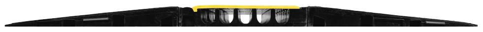 DEFENDER by Adam Hall Kabelbrücke-Mittelteil 869300 Polyurethan Schwarz/Gelb Anzahl Kanäle: 5 1000mm Inhalt: 1St.