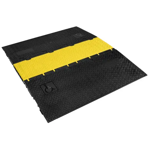 DEFENDER by Adam Hall Kabelbrücke-Mittelteil 869300 Polyurethan Schwarz/Gelb Anzahl Kanäle: 5 1000mm Inhalt: 1St. DEFENDER by Adam Hall Kabelbrücke-Mittelteil 869300 Polyurethan Schwarz/Gelb Anzahl Kanäle: 5 1000mm Inhalt: 1St.