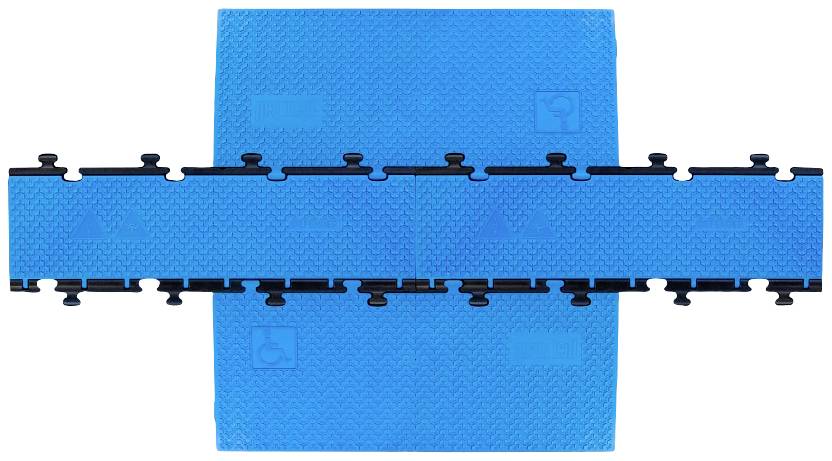 DEFENDER by Adam Hall Rampen-Modul 869301BLU Polyurethan Blau 1000mm Inhalt: 1St.