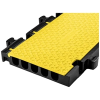 DEFENDER by Adam Hall Kabelbrücke-Mittelteil 869350 Polyurethan Schwarz/Gelb Anzahl Kanäle: 5 475mm Inhalt: 1St. DEFENDER by Adam Hall Kabelbrücke-Mittelteil 869350 Polyurethan Schwarz/Gelb Anzahl Kanäle: 5 475mm Inhalt: 1St.