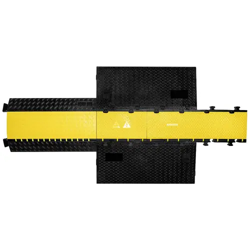 DEFENDER by Adam Hall Kabelbrücke-Mittelteil 869350 Polyurethan Schwarz/Gelb Anzahl Kanäle: 5 475mm Inhalt: 1St. DEFENDER by Adam Hall Kabelbrücke-Mittelteil 869350 Polyurethan Schwarz/Gelb Anzahl Kanäle: 5 475mm Inhalt: 1St.