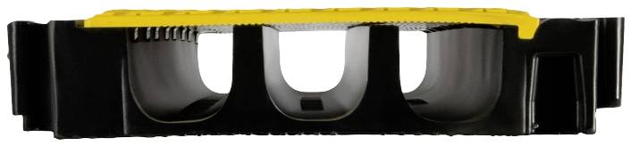 DEFENDER by Adam Hall Kabelbrücke-Mittelteil 869002 Polyurethan Schwarz/Gelb Anzahl Kanäle: 3 1000mm Inhalt: 1St.