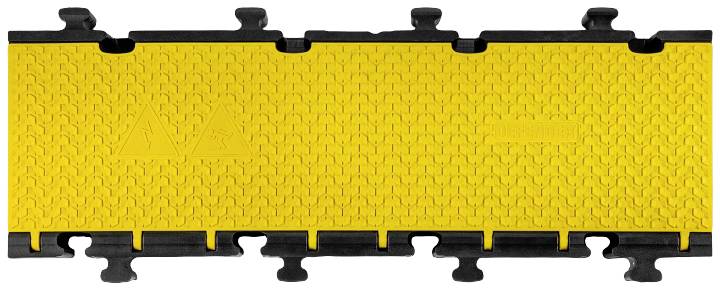 DEFENDER by Adam Hall Kabelbrücke-Mittelteil 869002 Polyurethan Schwarz/Gelb Anzahl Kanäle: 3 1000mm Inhalt: 1St.