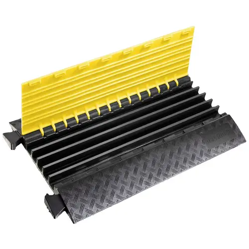 DEFENDER by Adam Hall Kabelbrücke 85300LUX Polyurethan Schwarz/Gelb Anzahl Kanäle: 5 870mm Inhalt: 1St. DEFENDER by Adam Hall Kabelbrücke 85300LUX Polyurethan Schwarz/Gelb Anzahl Kanäle: 5 870mm Inhalt: 1St.